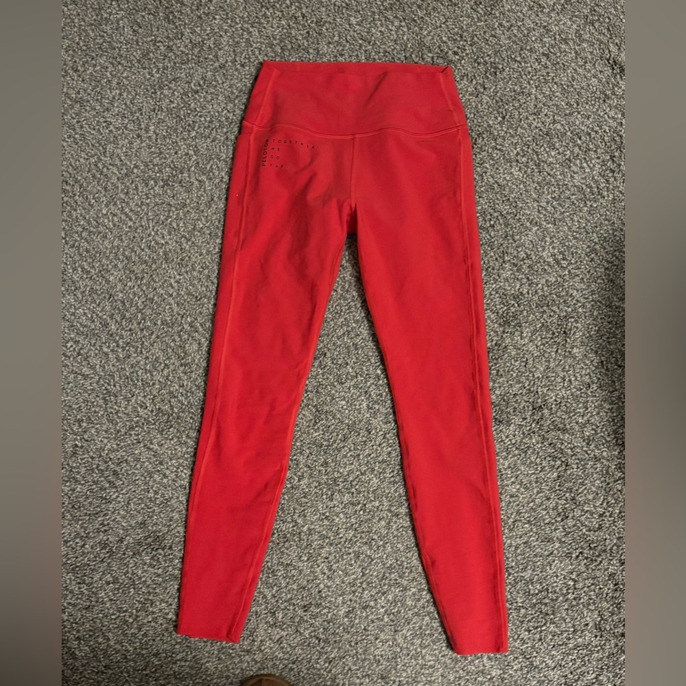 Peloton Vibrant Red Leggings